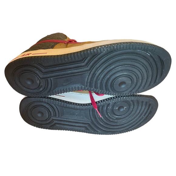 Nike Air Force 1 High '07 Ale Brown Men's Sneakers 2013 Size 13 (10315121-201) - Picture 5 of 6